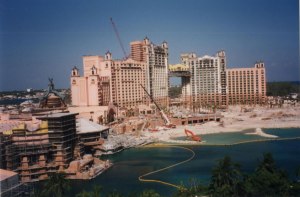 Photo of the unfinished Royal Tower in 1998